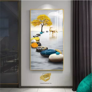 Bức Tranh Phong Cảnh Trừu Tượng: Khám Phá Nghệ Thuật & Ý Nghĩa Sâu Sắc