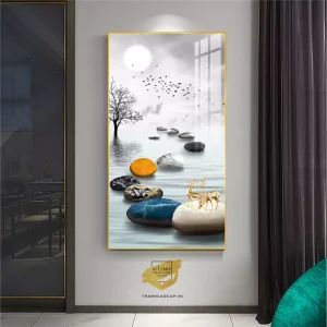 Bức Tranh Phong Cảnh Trừu Tượng: Khám Phá Cảm Xúc & Kết Nối Thiên Nhiên