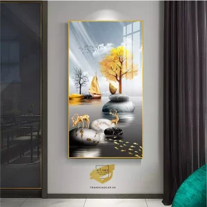Bóng Gương: Hành trình tâm linh qua bức tranh phong cảnh trừu tượng