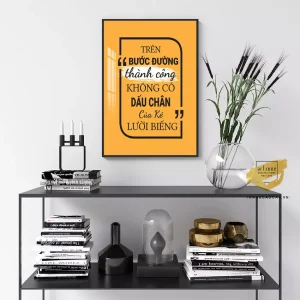 Tranh Slogan: Tuyên Ngôn Nghệ Thuật Truyền Cảm Hứng Cho Không Gian Làm Việc