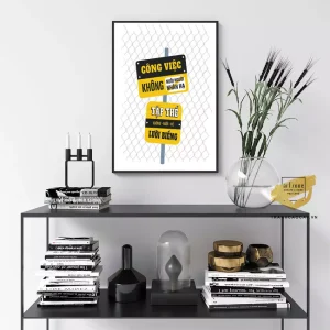 Tiêu đề SEO cho bài viết tranh treo tường slogan truyền cảm hứng: