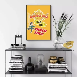 Tranh Slogan Cao Cấp: Nguồn Cảm Hứng Bất Tận Cho Không Gian Làm Việc Hiện Đại