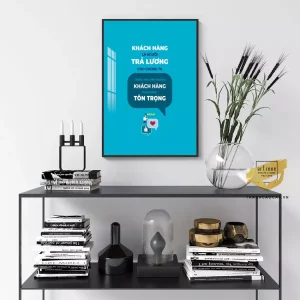 Bức Tranh Slogan: Tuyên Ngôn Chất Lượng và Động Lực Tại Văn Phòng Hiện Đại