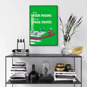 Tranh Slogan Mica: Hơn Cả Trang Trí, Nguồn Cảm Hứng Bất Tận Cho Không Gian Làm Việc