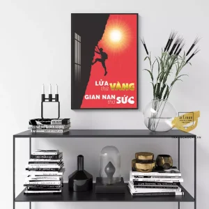 Tranh Slogan Tinh Tế: Triết Lý Sống Trong Từng Đường Nét