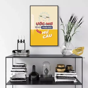 Bức tranh Slogan Văn phòng: Liều thuốc Tinh thần cho Không gian Làm việc Hiện đại