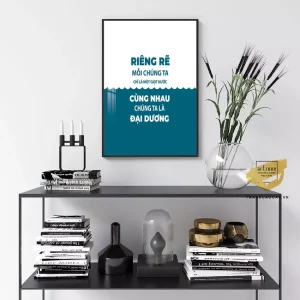Bức Tranh Trang Trí Văn Phòng Khung Nhôm: Hướng Đến Không Gian Sáng Tạo & Thẩm Mỹ
