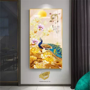 Bức tranh chim công: Biểu tượng của sắc đẹp, thịnh vượng và sự tự tin