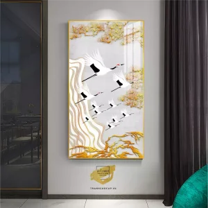 Tranh Chim Công: Biểu Tượng Sắc Đẹp, Thịnh Vượng và Ý Nghĩa Phong Thủy Sâu Sắc
