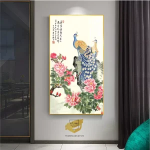 Chim Công bóng gương: Tuyệt Tác Nghệ Thuật Cho Không Gian Sống Sang Trọng