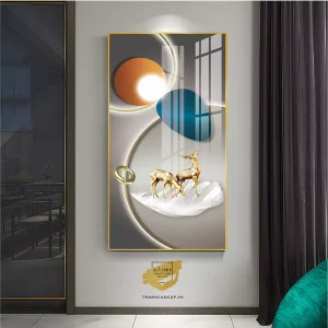 Bóng Gương Sáng Trọng: Khám Phá Tâm Hồn Qua Bức Tranh Trừu Tượng Đầy Cảm Xúc