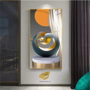 Trừu tượng bóng gương sáng: Hành trình khám phá bản ngã qua sắc màu và hình khối
