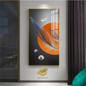 Bức Tranh Trừu Tượng Bóng Gương Sáng Trọng: Đối Thoại Không Lời Về Bản Thể và Cảm Xúc