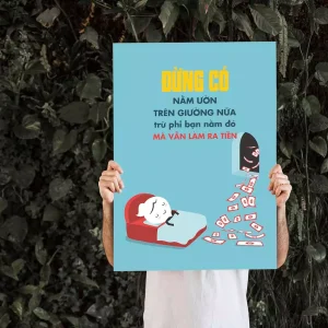 Ngọn lửa đam mê trong không gian làm việc: Phân tích ý nghĩa bức tranh nghệ thuật